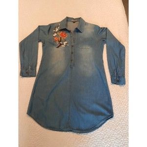 J Is For Justify Denim Dress Size M